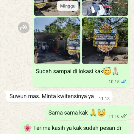 Pengiriman Papan Bunga Duka Purwajaya Krangkeng